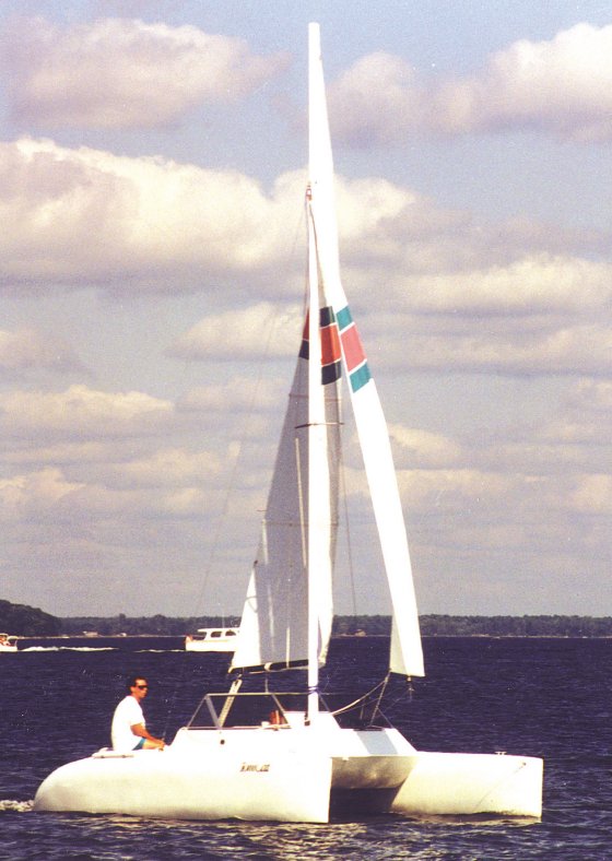 Tomcat 62 sailboat under sail