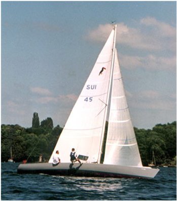 Toucon 35 sailboat under sail