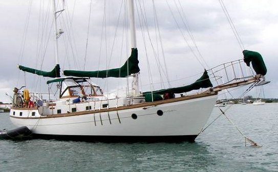 Tradewinds 47 sailboat under sail
