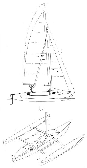 Tremolino sailboat under sail