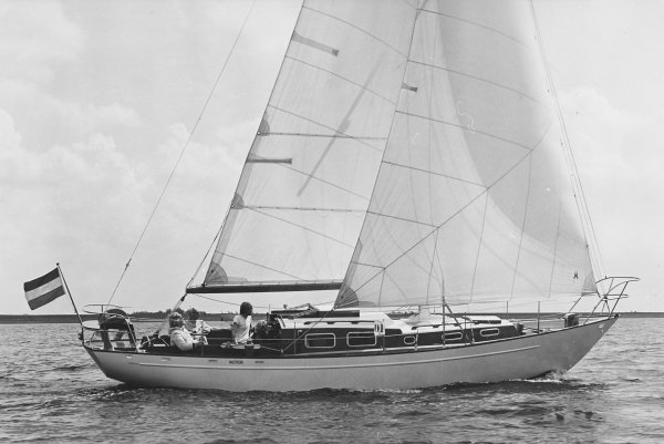 Trintella iia sailboat under sail