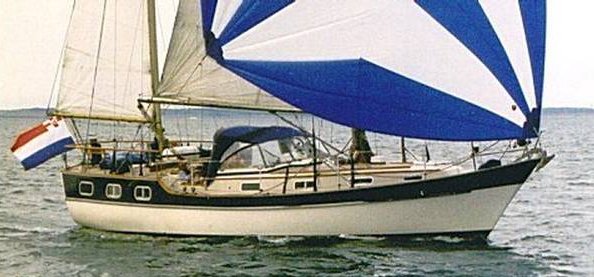 Trintella iv sailboat under sail