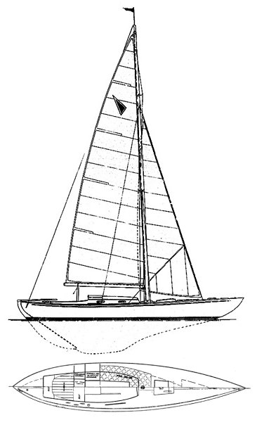 Tumlaren sailboat under sail