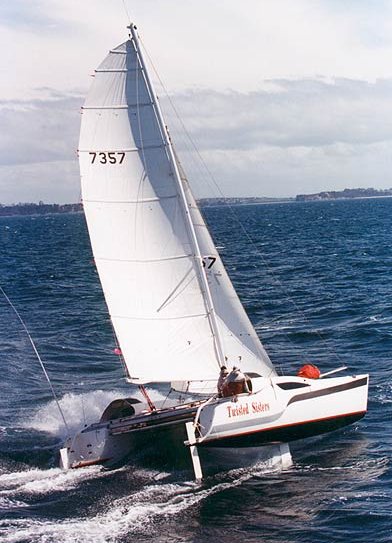 Turissimo 9 sailboat under sail