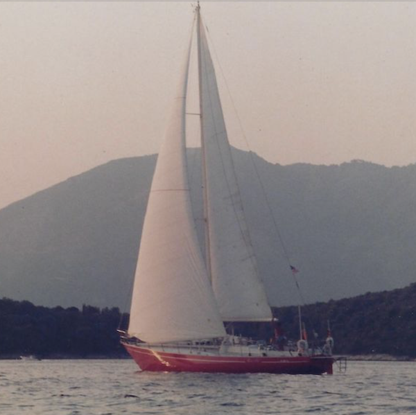 Scia 50 sailboat under sail