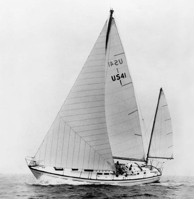 Us 41 sailboat under sail