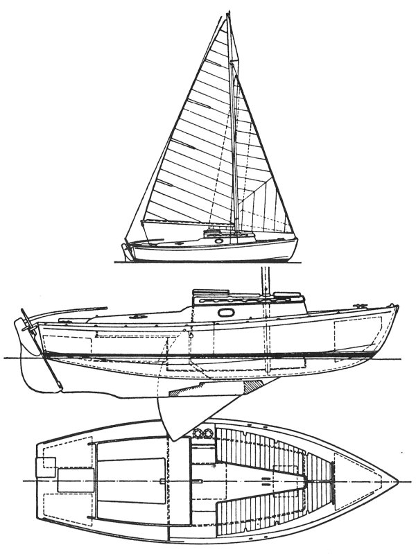 Valetta class sailboat under sail