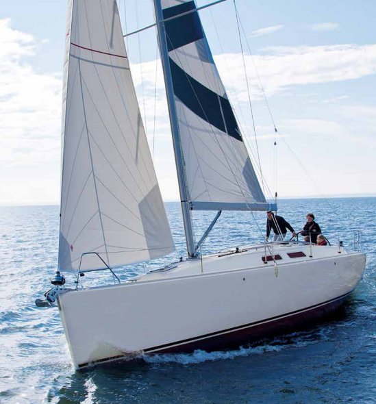 Varianta 37 sailboat under sail