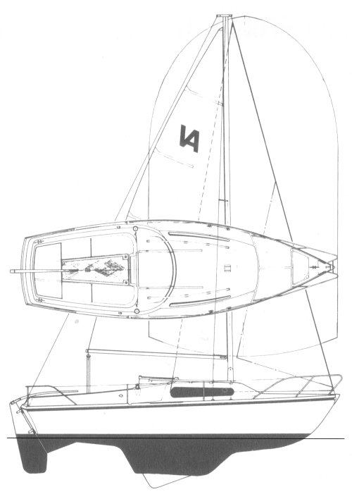 Varianta sailboat under sail