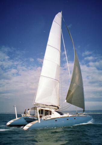 Vik 152 sailboat under sail