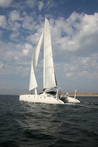 Vik 165 sailboat under sail