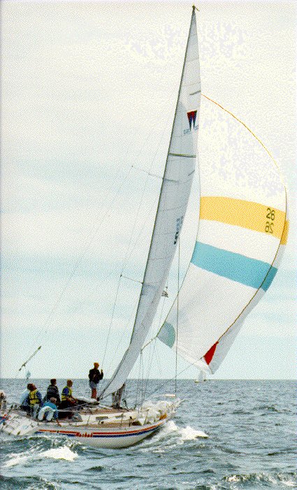 Wasa 360 sailboat under sail