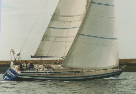 Wasa 530 sailboat under sail