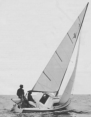 Nimrod 18 westerly sailboat under sail