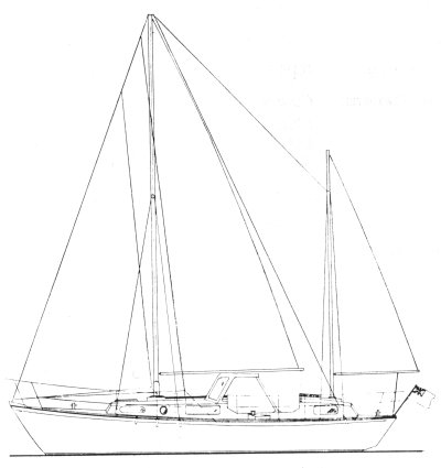 Wight macwester mki 31 sailboat under sail