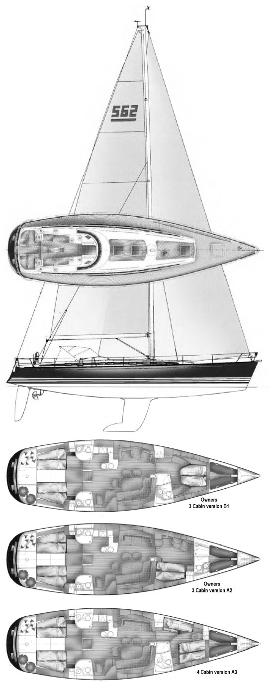 x yacht 562
