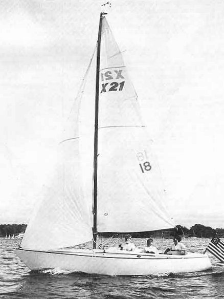 X 21norton fr sailboat under sail